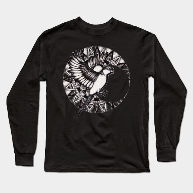 Heart Broken Sparrow Long Sleeve T-Shirt by Litedawn